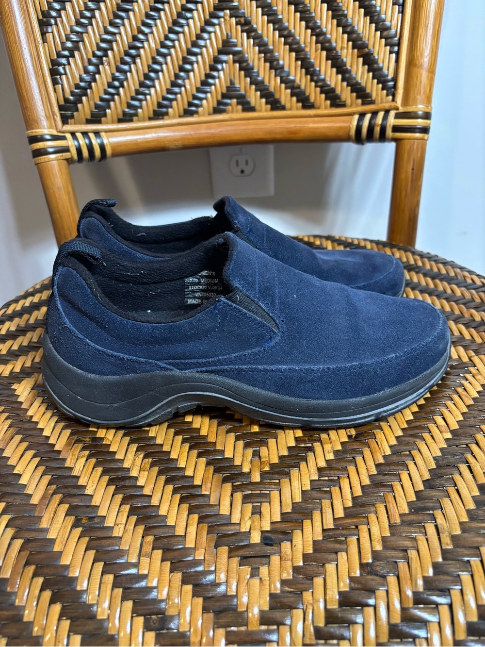 LL Bean Comfort Mocs Slip On Shoes 7.5 Maine